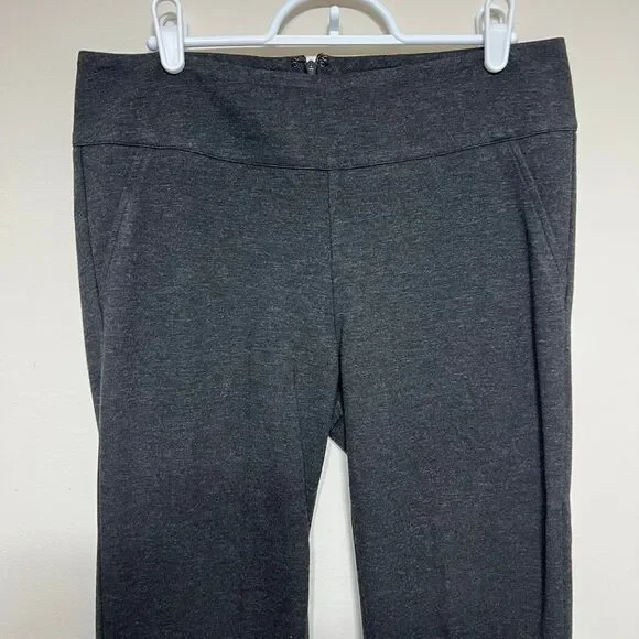Cabi Charcoal Ponto Knit Career Wear Pants 6 Women - Picture 2 of 9